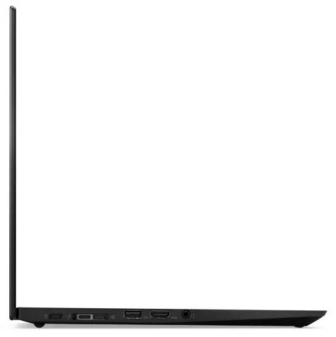 Lenovo ThinkPad T490s side profile with ports refurbished ultrabook | RenewedDubai UAE